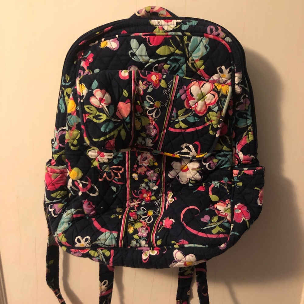 Vera Bradley Small Backpack in Ribbons